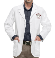 Men's White Consultation Labcoat